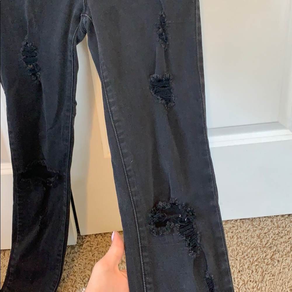 PacSun Black Ripped Jeans - Picture 6 of 7